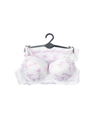 Embroidered Designed Underwire Padded Bra & Panty Set