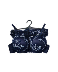 Embroidered Designed Underwire Padded Bra & Panty Set