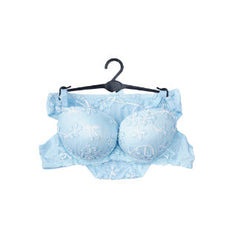 Embroidered Designed Underwire Padded Bra & Panty Set